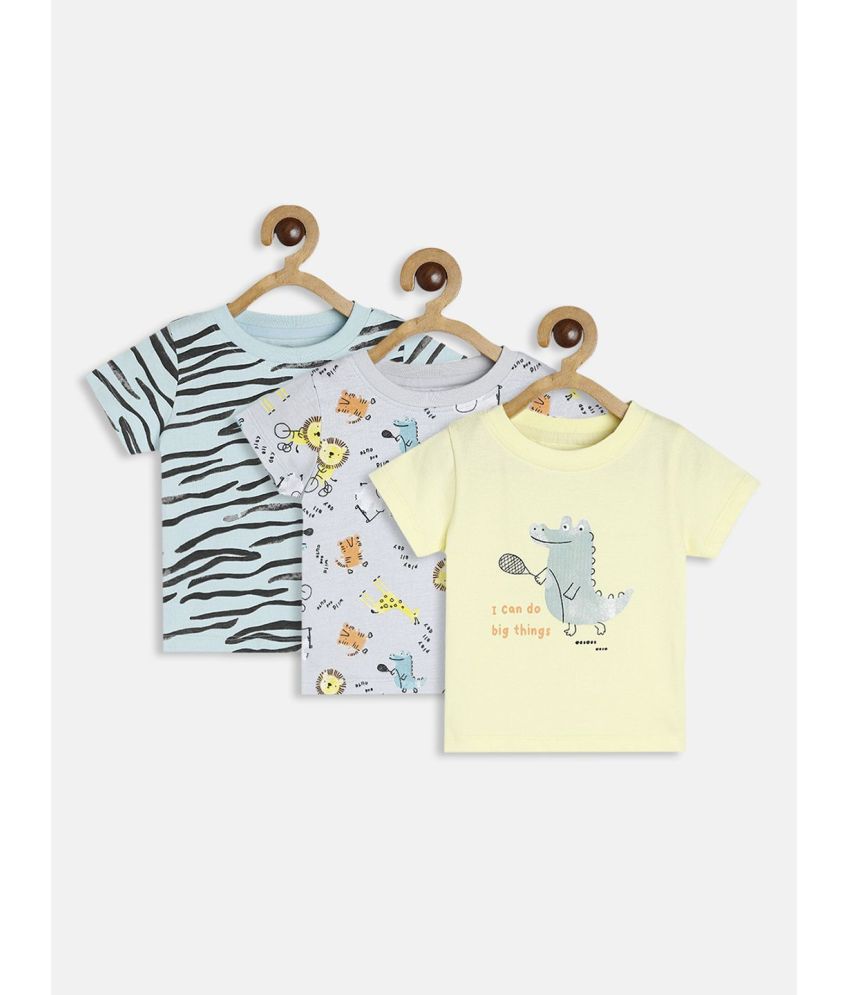     			MINI KLUB Multi Baby Boy T-Shirt ( Pack of 3 )