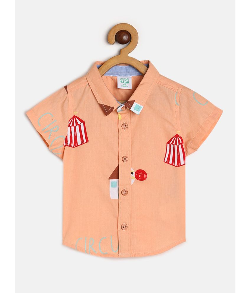     			MINI KLUB PeachPuff Baby Boy Shirt ( Pack of 1 )