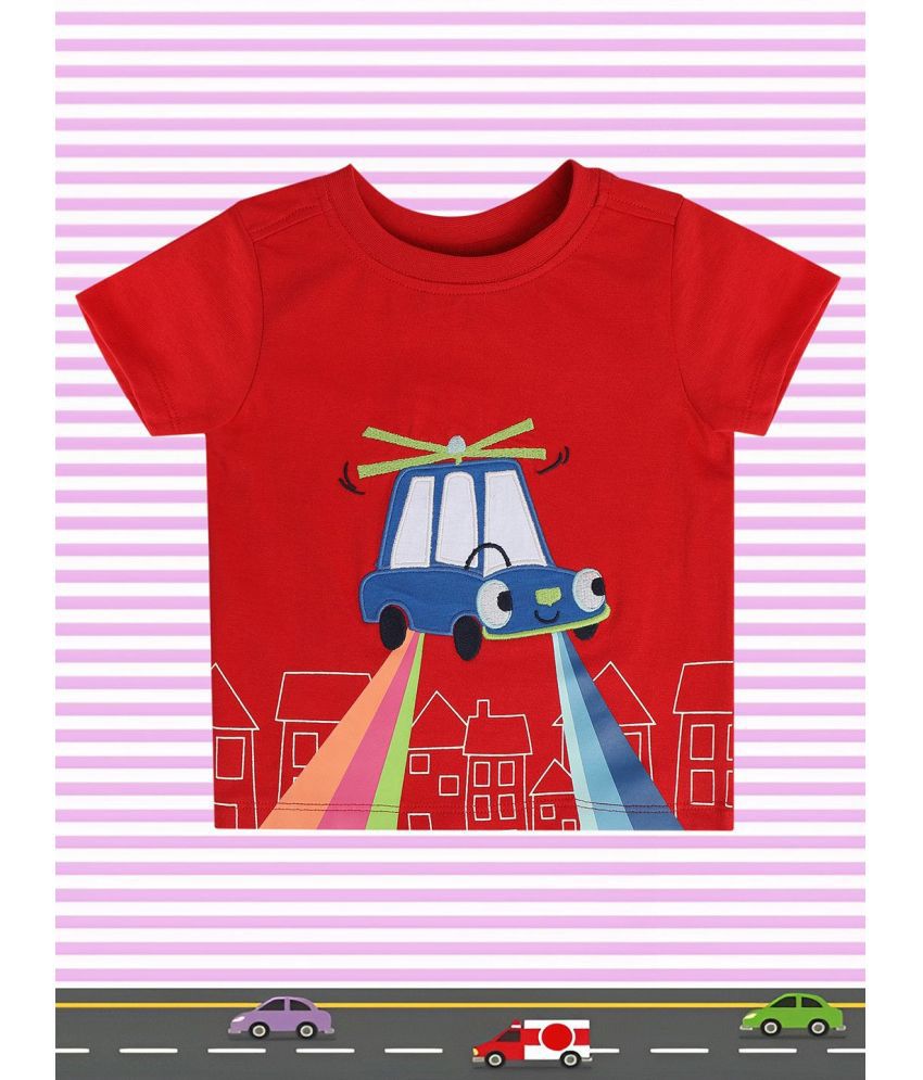     			MINI KLUB Red Baby Boy T-Shirt ( Pack of 1 )