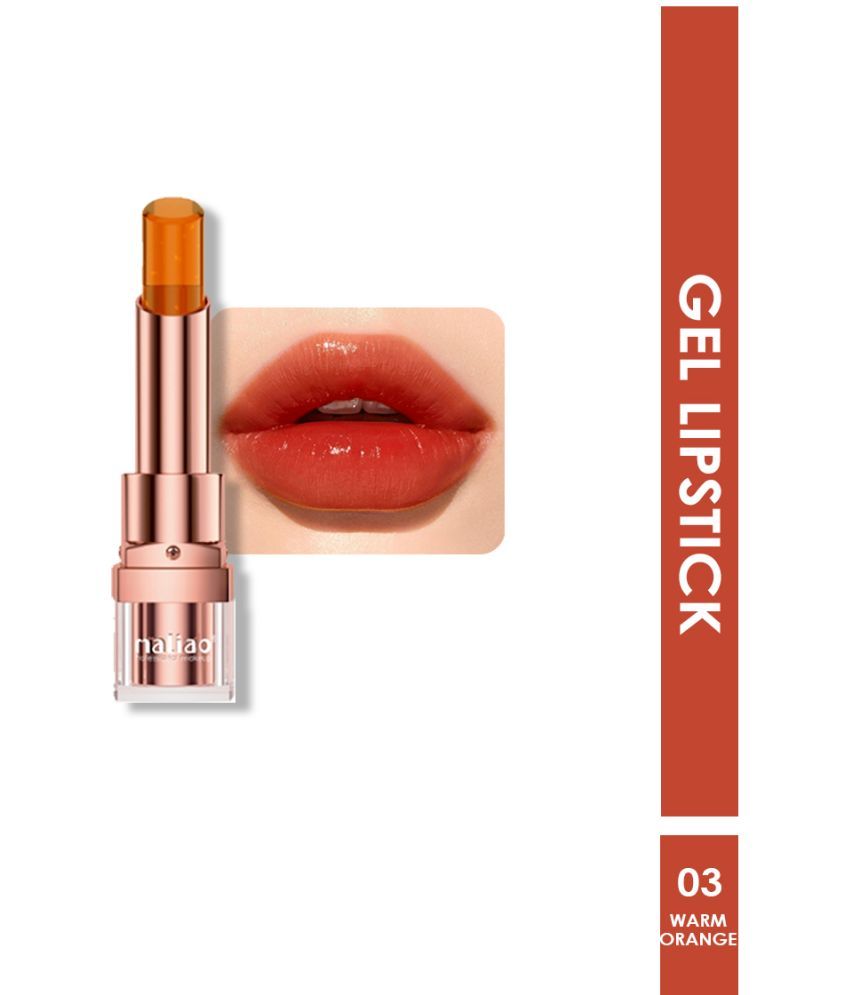     			Maliao Orange Glossy Lipstick 3.8