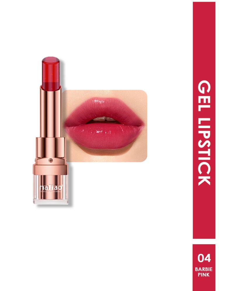     			Maliao Pink Glossy Lipstick 3.8