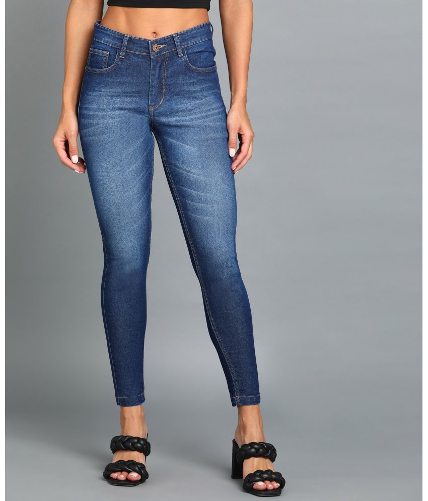     			Urbano Fashion - Blue Denim Skinny Fit Women's Jeans ( Pack of 1 )