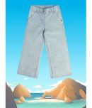 MINI KLUB Kids Girls Blue DENIM PANT Pack of 1