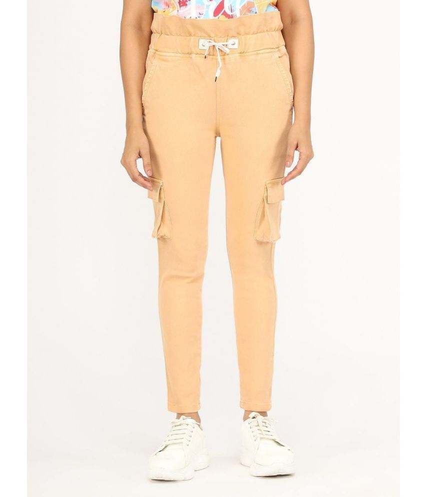     			AngelFab - Yellow Denim Jogger Women's Jeans ( Pack of 1 )