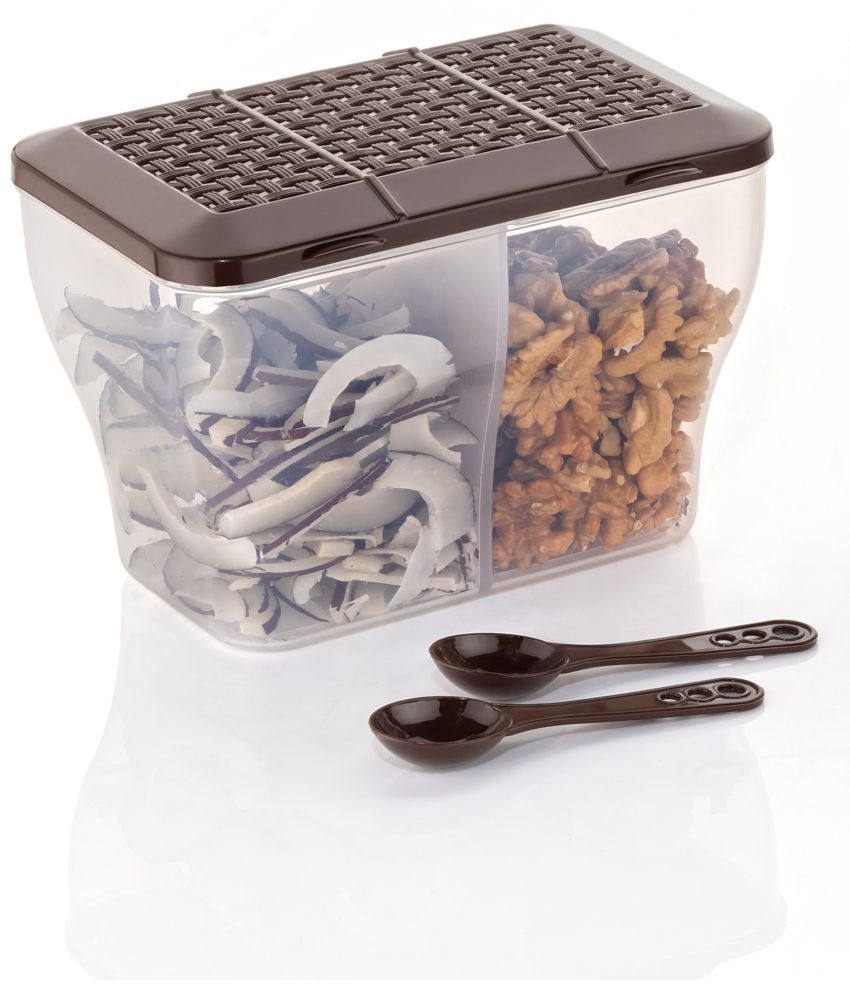     			FIT4CHEF Dry Fruit Container PET Brown Utility Container ( Set of 1 )