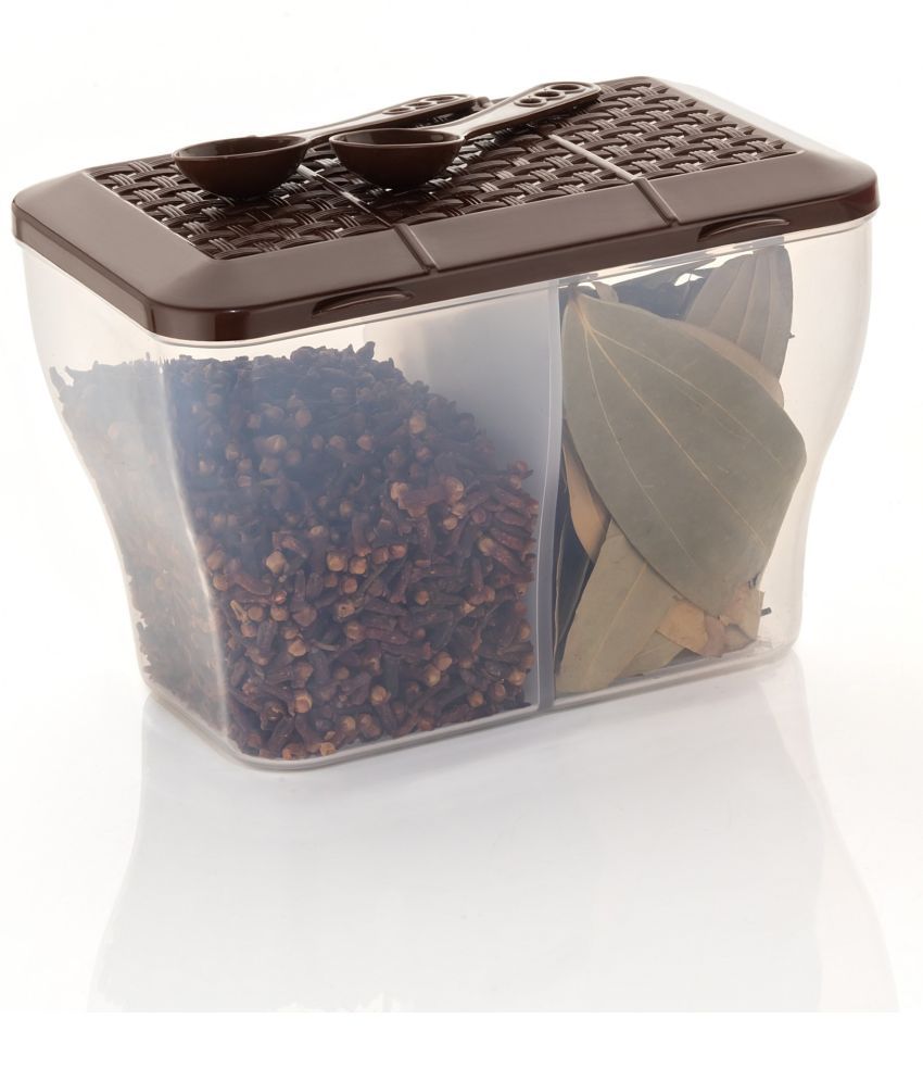     			FIT4CHEF Spice Jar PET Brown Multi-Purpose Container ( Set of 1 )