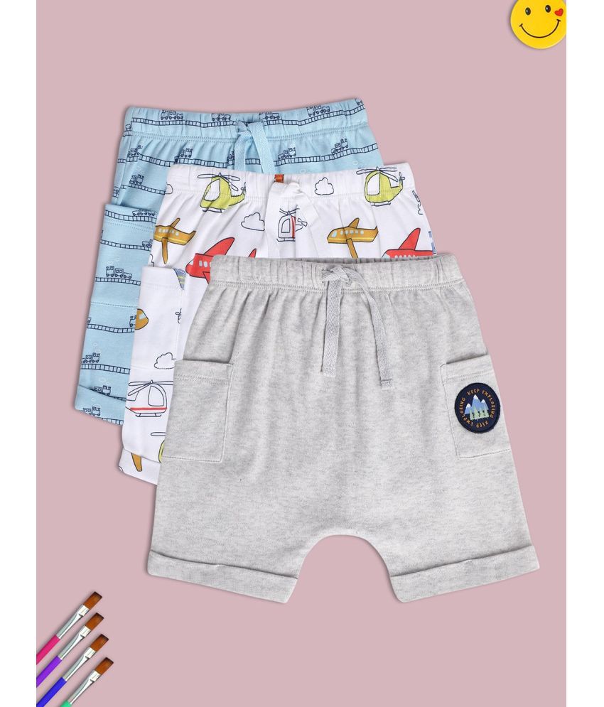     			MINI KLUB Multi NEW BORN AND BABY BOYS SHORTS Pack of 3
