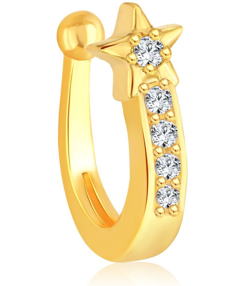     			VIVASTRI Cubic Zirconia Gold-plated Plated Alloy Nathiya