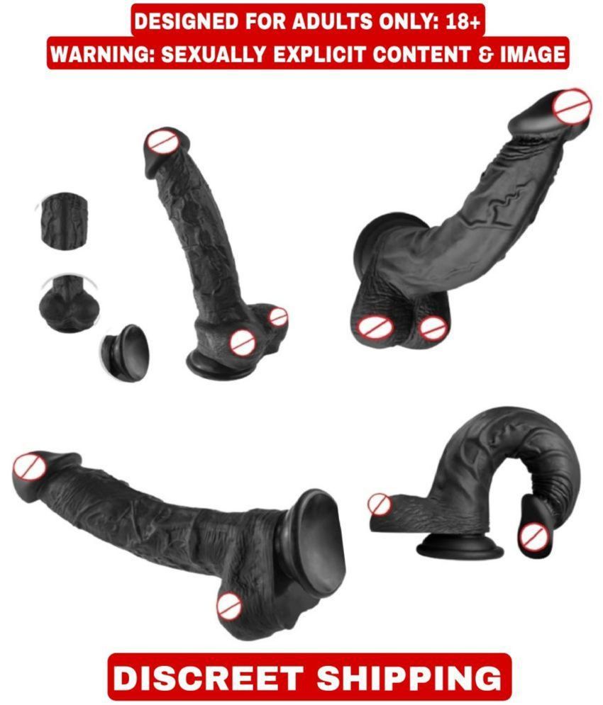     			9 INCH PREMIUM QUALITY G-SP*OT BLACK AFRICAN Size Vibrating Sexy DILDO with Free Lube BY-SEX TANTRA