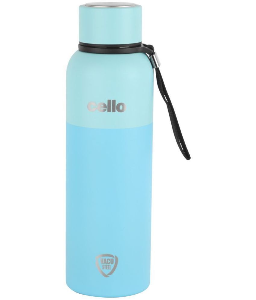     			Cello Neo Kent Vacusteel Blue Steel Flask ( 750 ml )