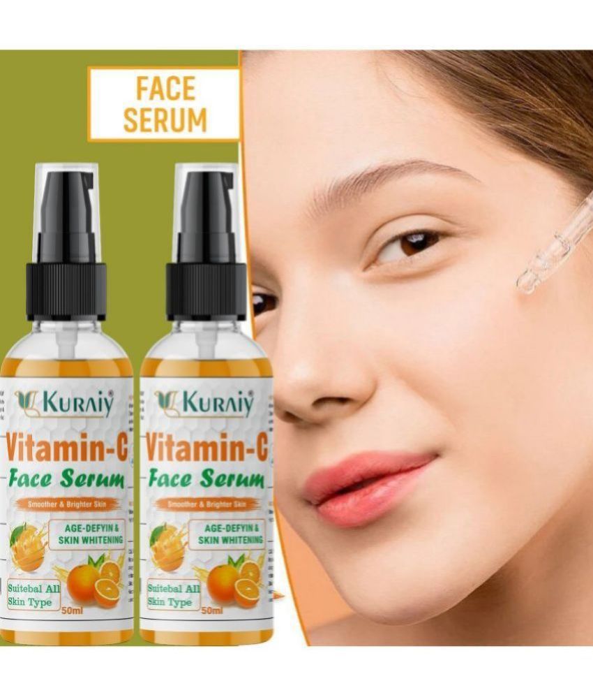     			KURAIY Face Serum Vitamin C Radiant Glow For All Skin Type ( Pack of 2 )