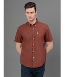 Red Tape 100% Cotton Regular Fit Solids Half Sleeves Men's Casual Shirt - Red ( Pack of 1 )