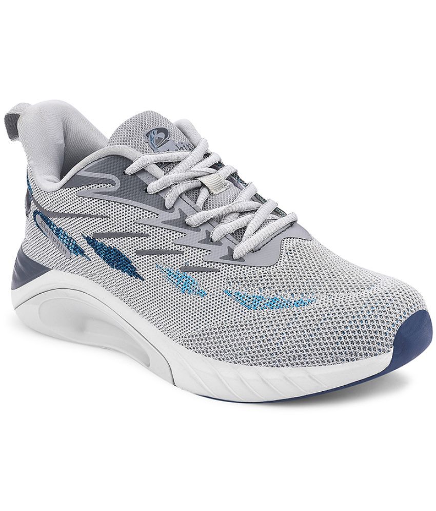     			Dollphin TESLA-794 Light Grey Men's Sports Running Shoes