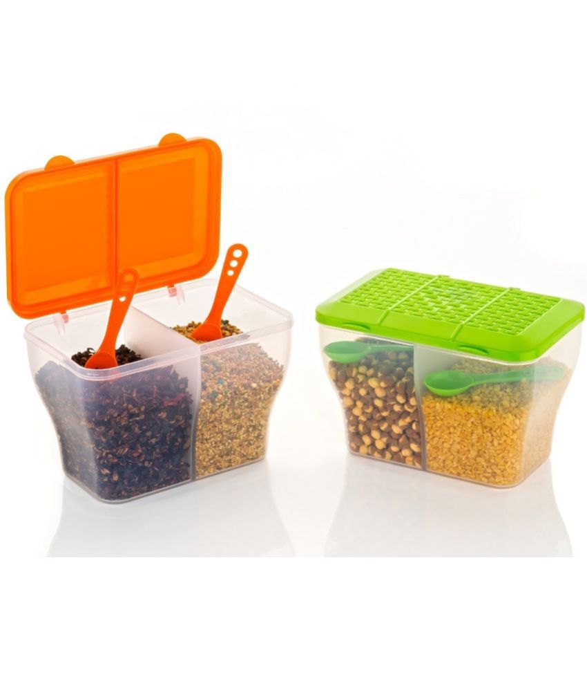     			FIT4CHEF Fruit/Food/Vegetable PET Multicolor Multi-Purpose Container ( Set of 2 )