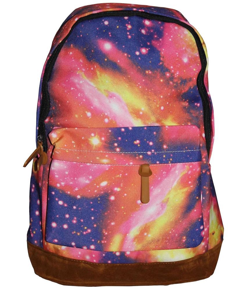     			House Of Quirk Multicolor Synthetic Backpack For Kids