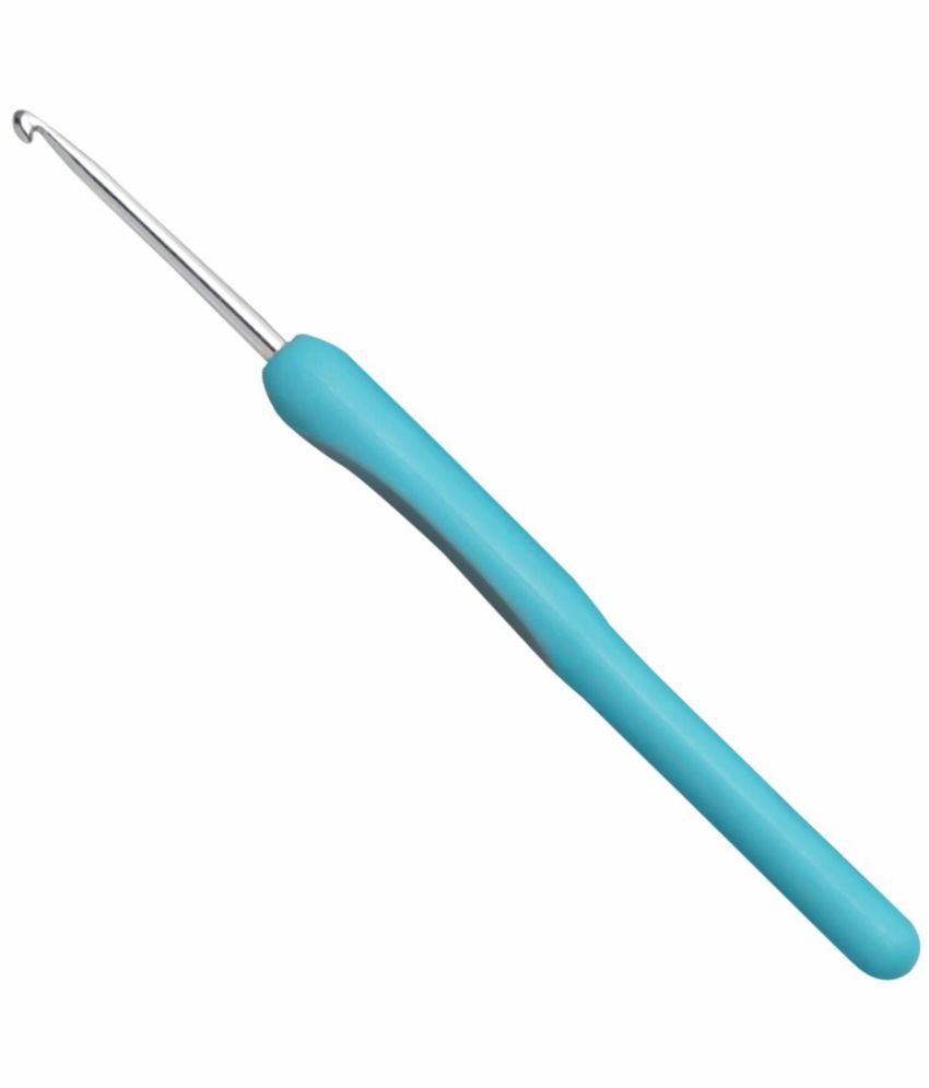     			Jyoti Crochet Hook Aluminium with Plastic Handle for Wool Work, Hand Knitted Sewing DIY Craft Weaving Needle, Ideal for Sweaters, Purses, Scarves, Hats, 15705 (6"/15cm of Size 11 / 3mm) - 10 Pieces