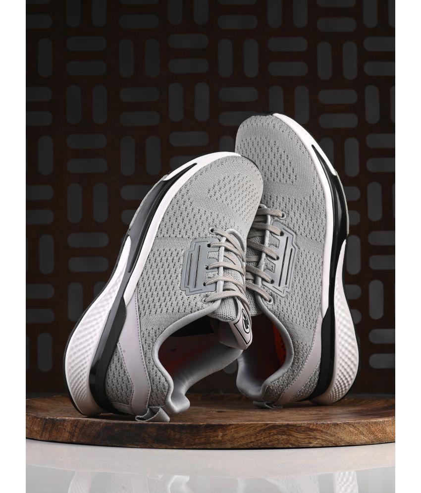     			OFF LIMITS ETHOS Light Grey Men's Sports Running Shoes