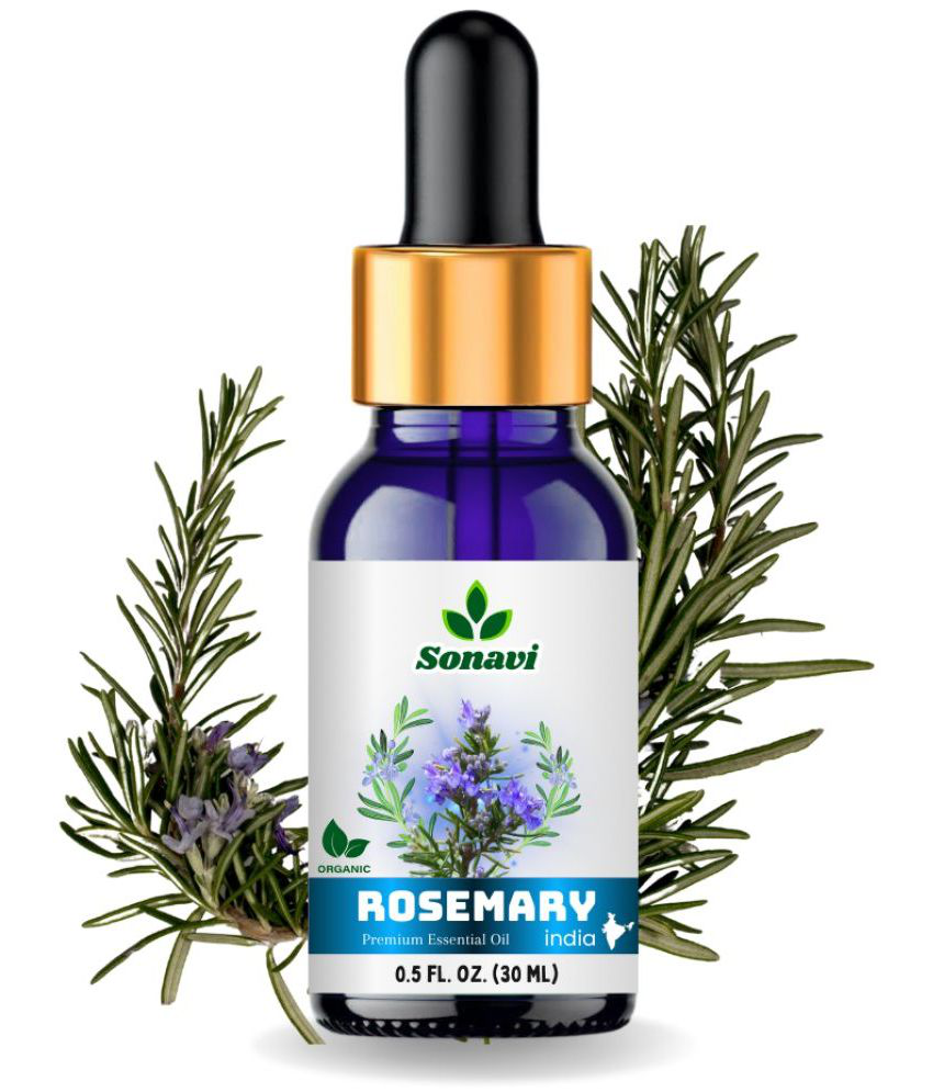     			Sonavi Rosemary Stress Relief Essential Oil Green With Dropper 30 mL ( Pack of 1 )
