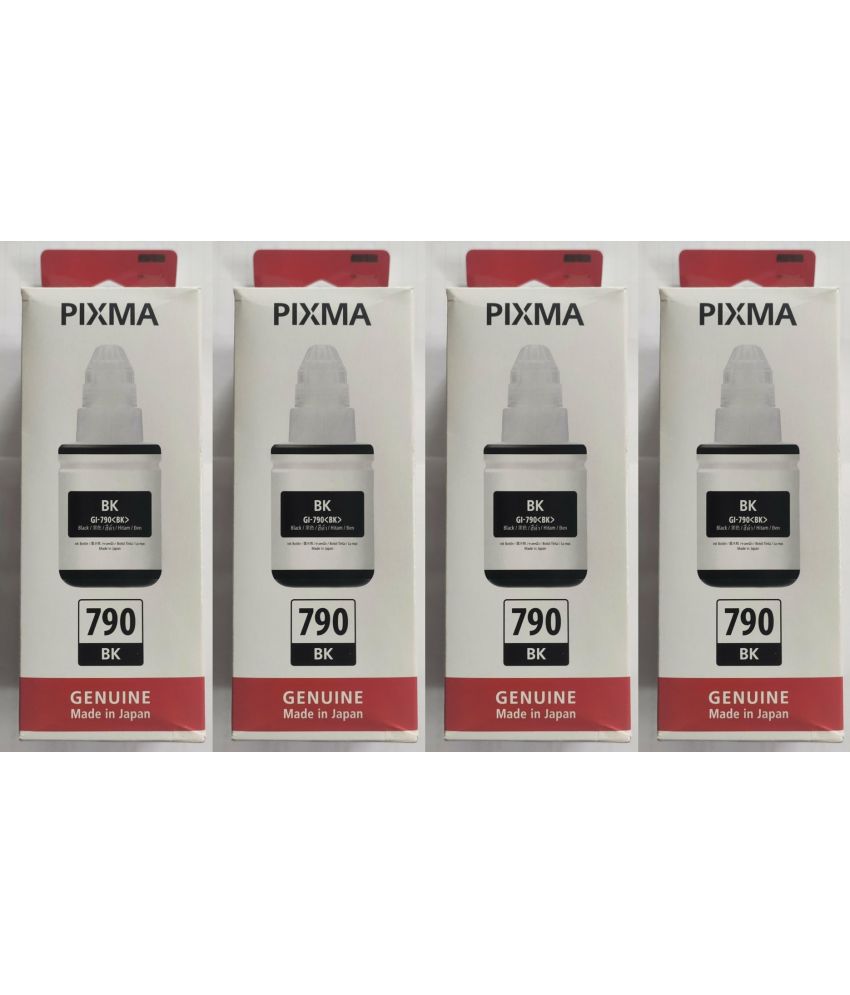     			zokio For Gi-790 G2010 Black Pack of 4 Cartridge for Inkjet Printers G1000,G1010,G1100,G2000,G2002,G2010,G2012,G2100,G3000,G3010,G3012,G3100,G4000,G4010