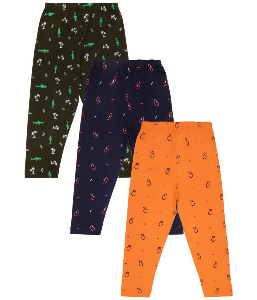     			Bodycare - Multi Cotton Boys Trousers ( Pack of 3 )