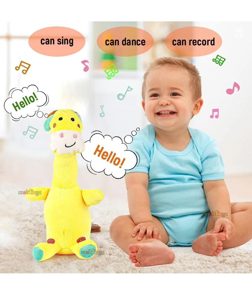     			Dancing Cow Plush Toy: Wriggle, Sing, Record, and Repeat What You Say - Funny Toy for Babies and Children - Best Birthday Gift for Kids - Dancing Cactus, Cactus Toy