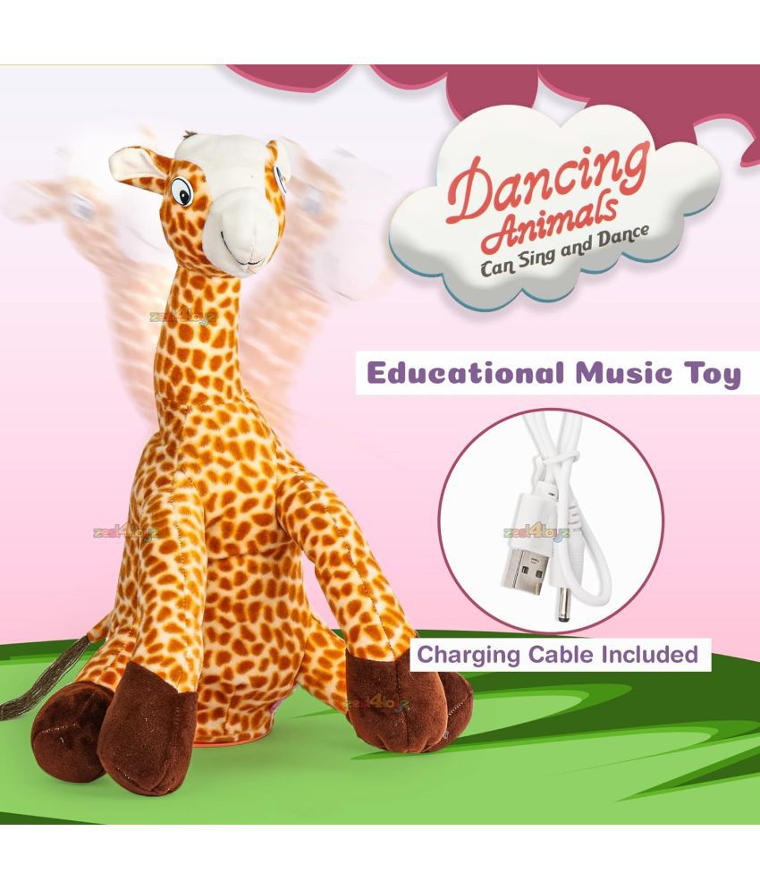     			Dancing Giraffe Plush Toy: Wriggle, Sing, Record, and Repeat What You Say - Funny Toy for Babies and Children - Best Birthday Gift for Kids - Dancing Cactus, Cactus Toy
