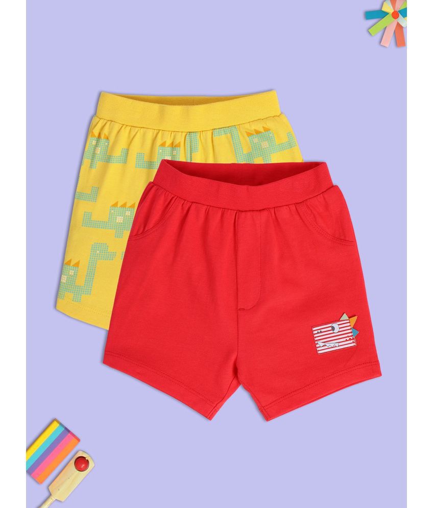     			MINI KLUB Multi NEW BORN AND BABY BOYS SHORTS Pack of 2