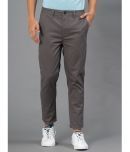 Red Tape Skinny Flat Men's Chinos - Dark Grey ( Pack of 1 )