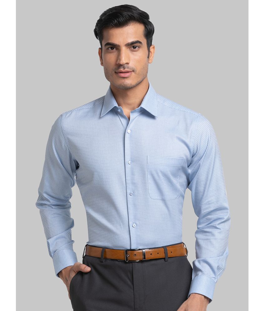     			Raymond Cotton Slim Fit Full Sleeves Men's Formal Shirt - Blue ( Pack of 1 )