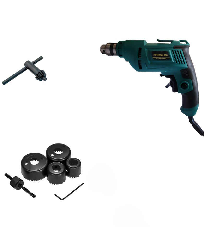     			Atrocitus - Kit of 3-892 550W 9 mm Corded Drill Machine with Bits