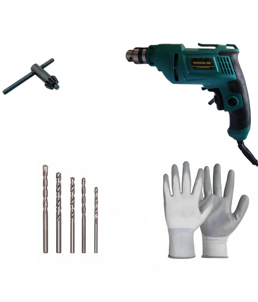     			Atrocitus - Kit of 4-905 550W 9 mm Corded Drill Machine with Bits