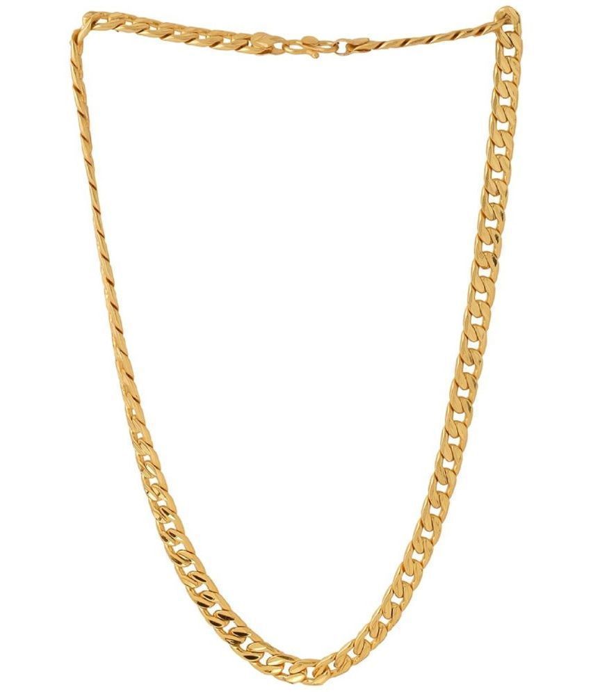     			Charms Gold Plated Chain ( Pack of 1 )