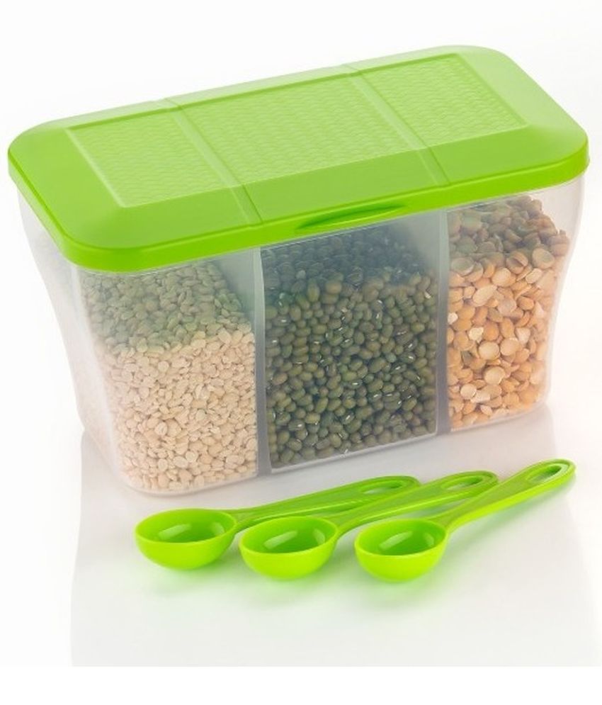     			FIT4CHEF Dal/Pasta/Grocery PET Green Multi-Purpose Container ( Set of 1 )