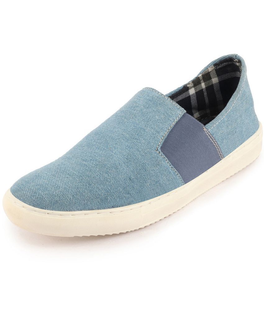     			Fausto Blue Men's Slip On