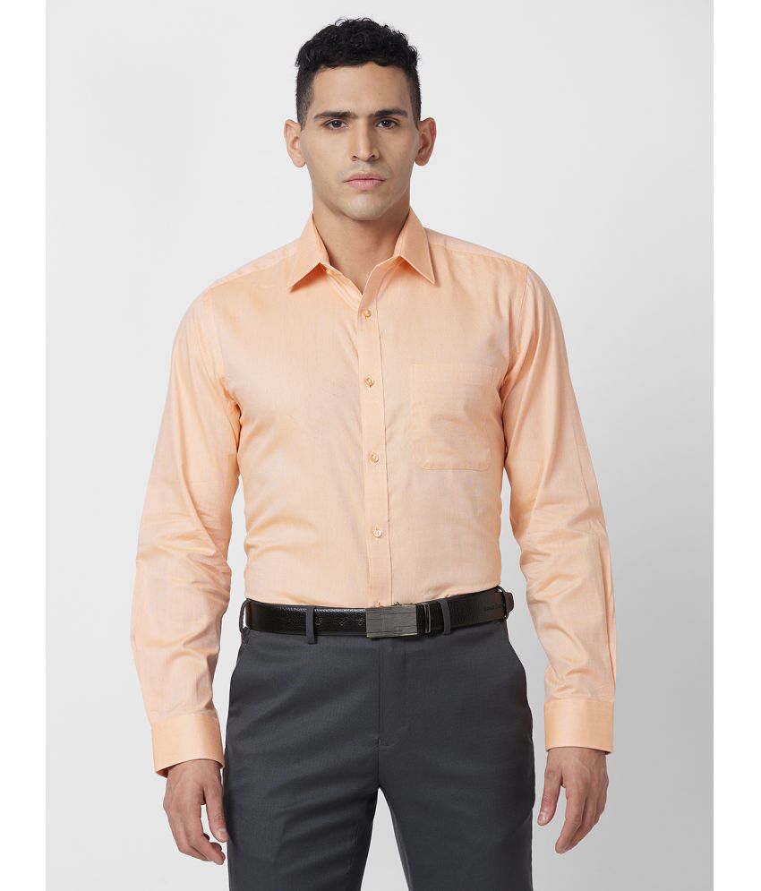     			Raymond Cotton Slim Fit Full Sleeves Men's Formal Shirt - Orange ( Pack of 1 )