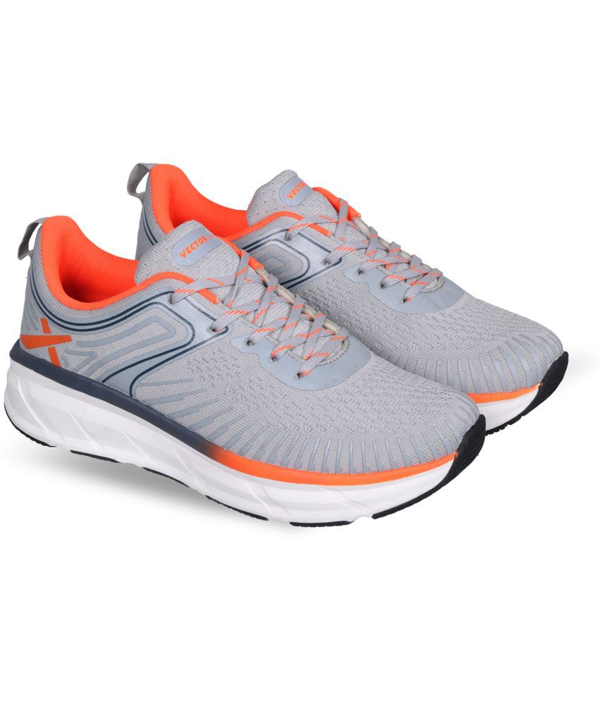     			Vector X STRIDE Light Grey Men's Sports Running Shoes