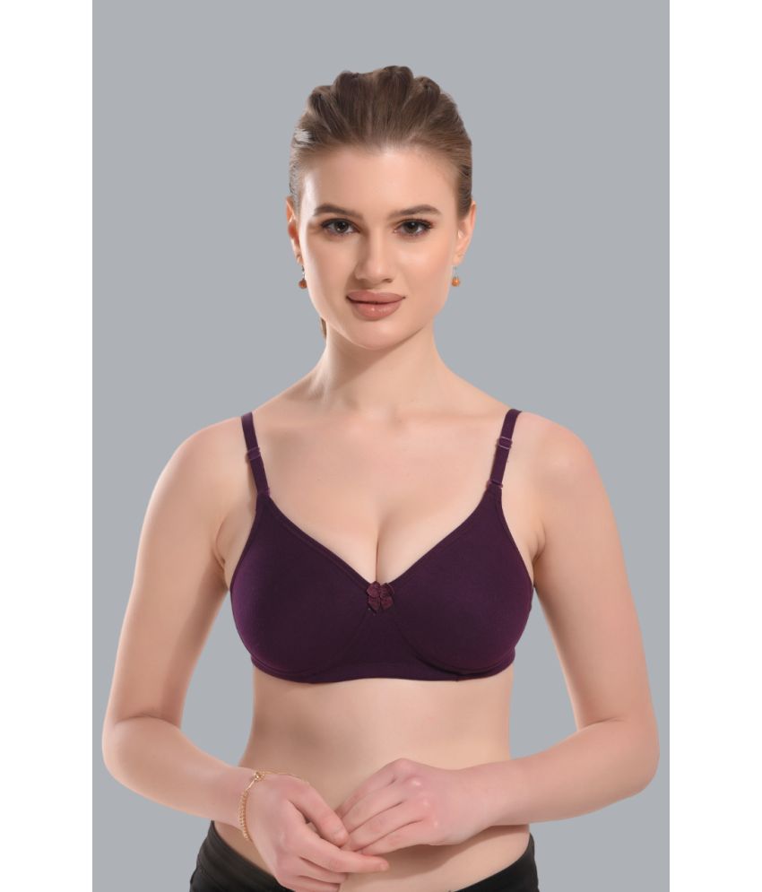     			Viral Girl Purple Cotton Heavily Padded Women's Everyday Bra ( Pack of 1 )