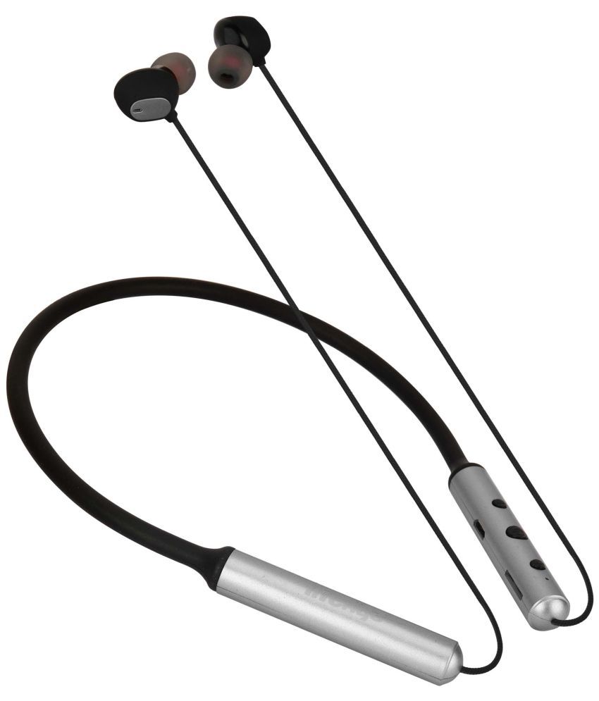     			hitage NBT-1914 Bluetooth Neckband In-the-ear Bluetooth Headset with Upto 30h Talktime Deep Bass - Grey