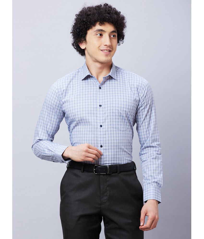     			Park Avenue Cotton Slim Fit Full Sleeves Men's Formal Shirt - Grey ( Pack of 1 )