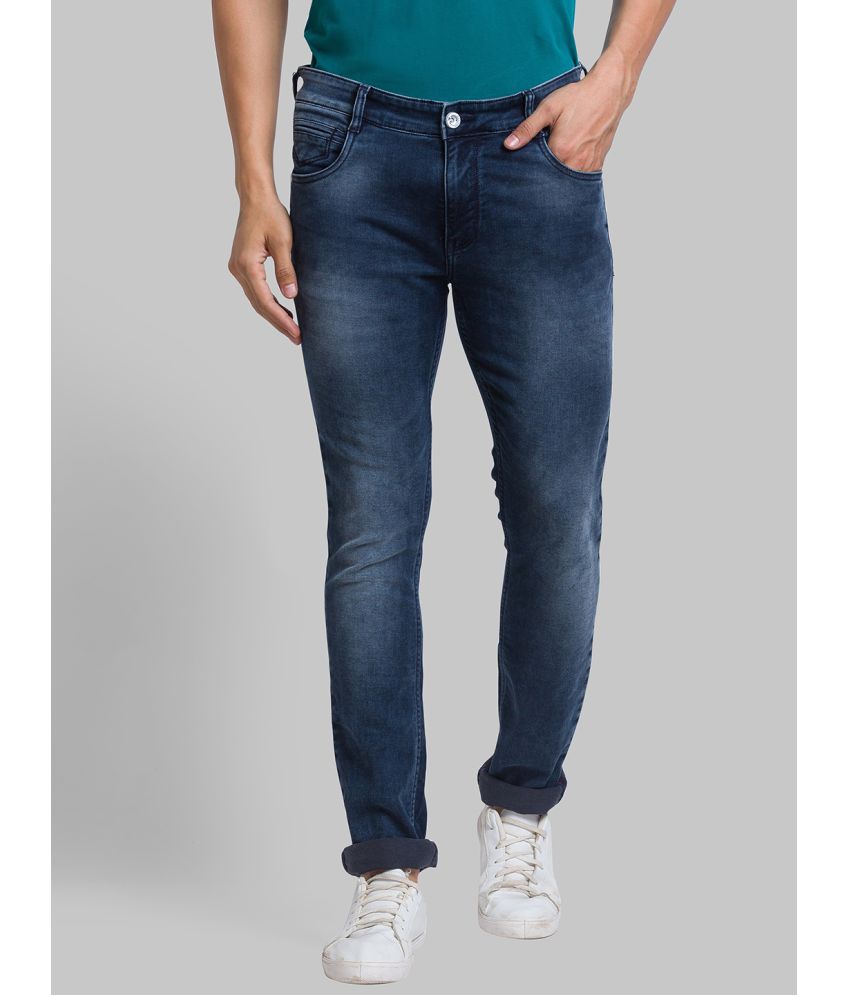     			Parx Skinny Fit Distressed Men's Jeans - Blue ( Pack of 1 )