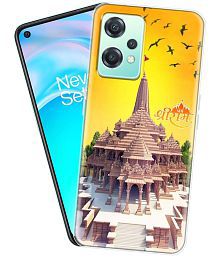 Fashionury Multicolor Printed Back Cover Silicon Compatible For OnePlus Nord Ce 2 Lite 5G ( Pack of 1 )