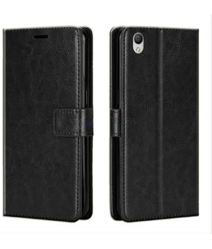     			ClickAway Black Flip Cover Artificial Leather Compatible For Vivo Y51L ( Pack of 1 )