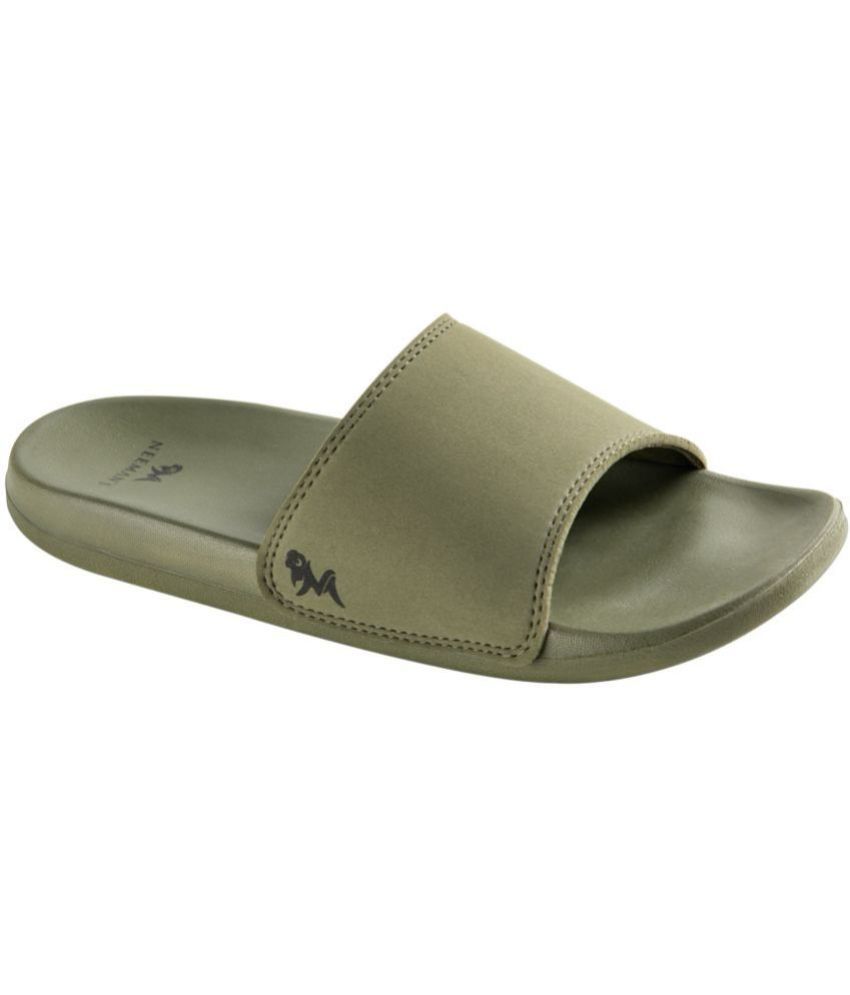     			Neemans Eco Slides Olive Men's Slip-on Shoes