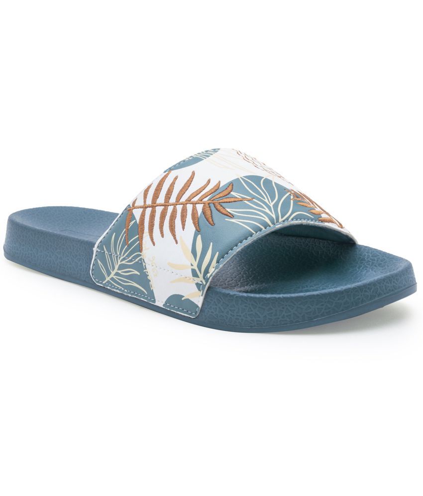     			Red Tape Navy Blue Women's Slide Flip Flop