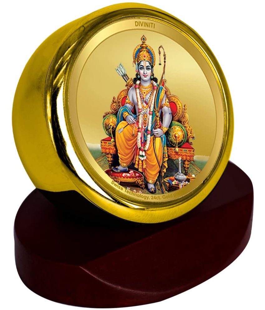     			Diviniti Lord Ram Ideal For Car Dashboard ( Pack of 1 )
