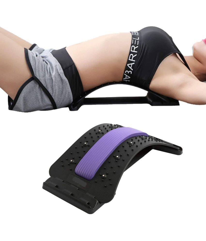     			HORSE FIT Back Pain Relief Product Back Stretcher, Spinal Back Relaxation Device, Multi-Level Lumbar Region Back Support for Lower back