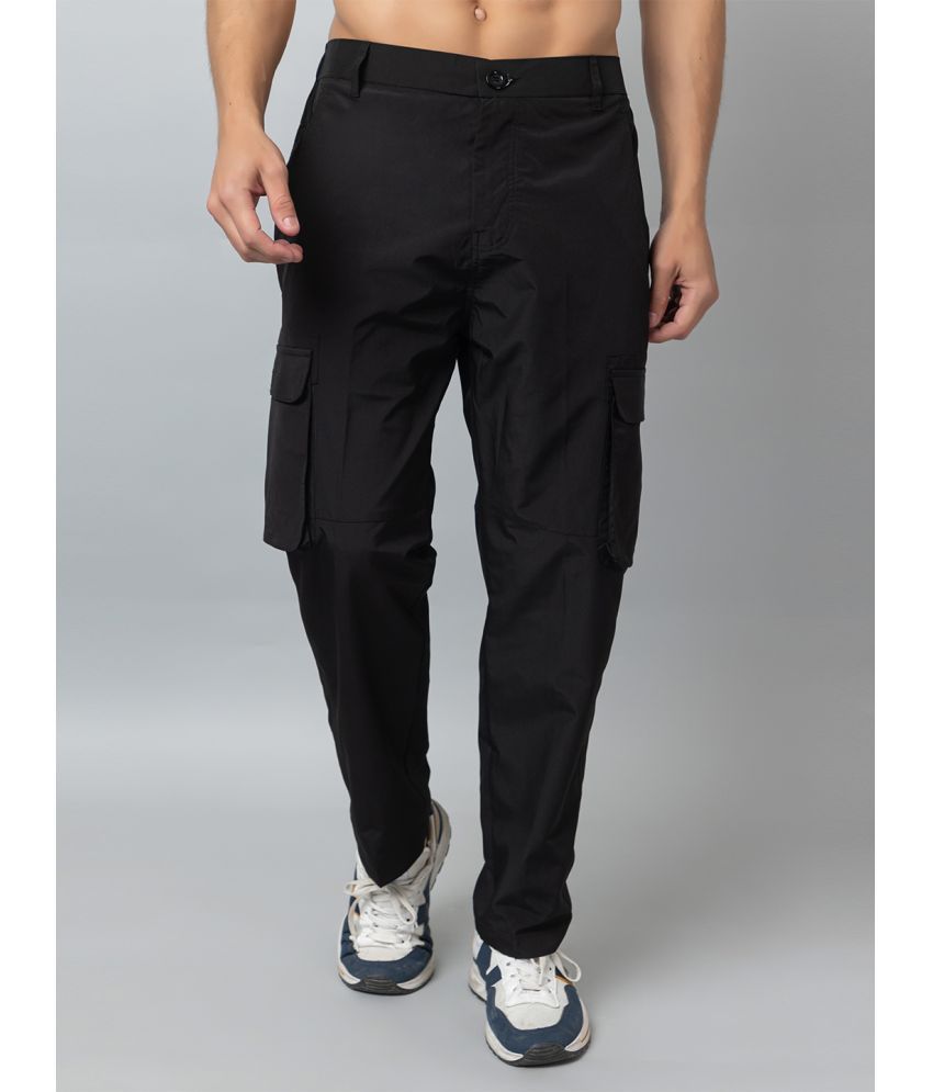     			YHA Black Polyester Men's Sports Trackpants ( Pack of 1 )