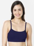 Amante Cotton Women's Cami bra ( Blue ) BRA89901