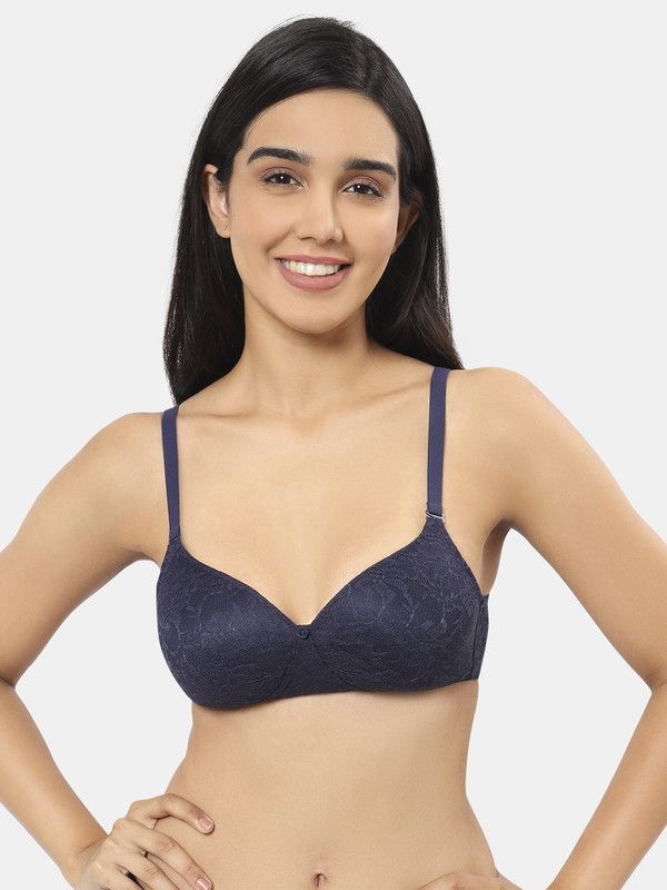     			Amante Nylon Women's Everyday Bra ( Blue ) BRA10306