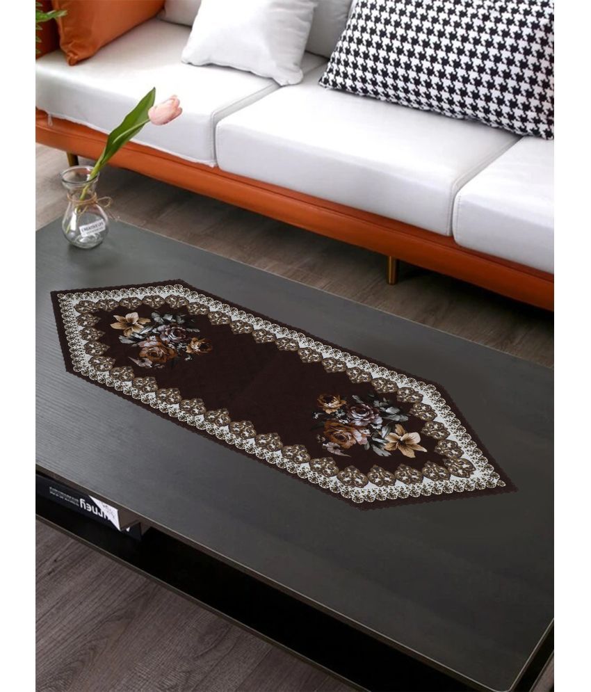     			Cotton 4 Seater Table Runner ( 86 cm x 34 cm ) Single - Brown